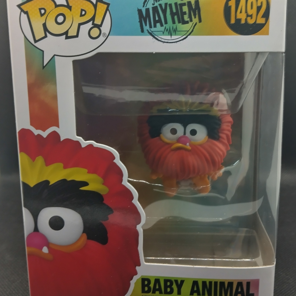 Funko Pop Muppets Mayhem Baby Animal - Vibrant Red and Black